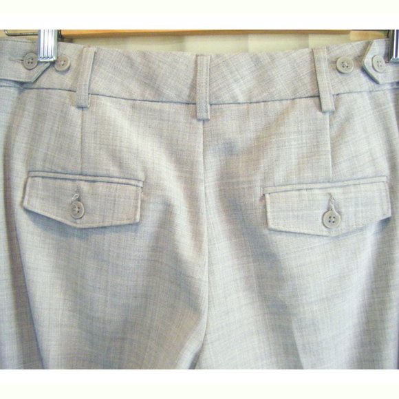 Express Design Studio Editor Gray Wide Leg Slacks - Picture 4 of 7